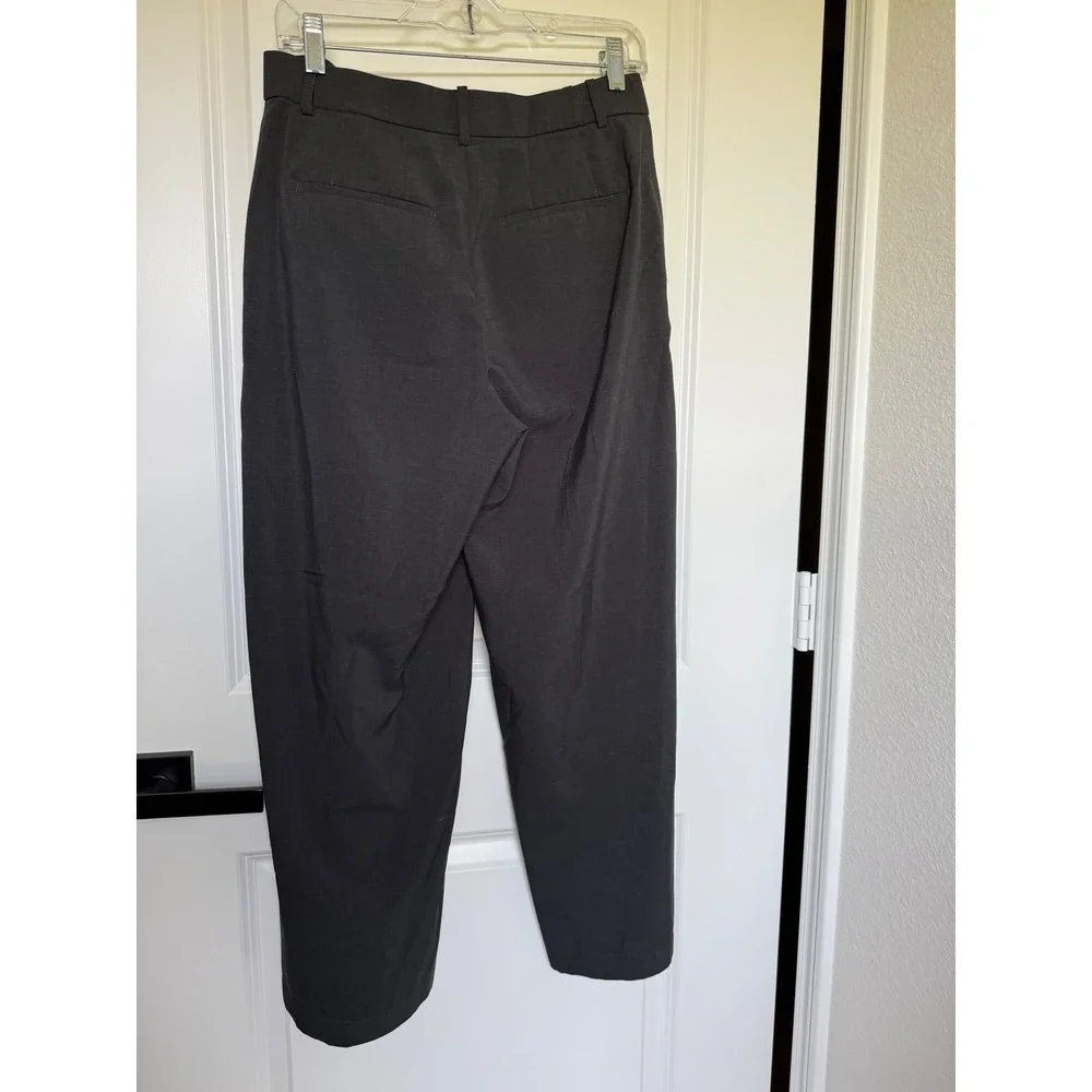 Uniqlo Women's Wide Leg Dress Pants Black Beige Office Formal Boss Trousers S